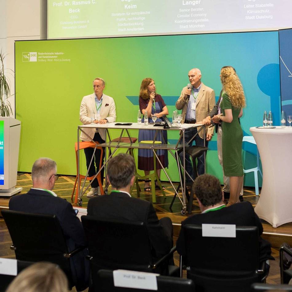 Klimapakt-Convention der Niederrheinischen IHK: Duisburg zeigt, wie Kreislaufwirtschaft geht