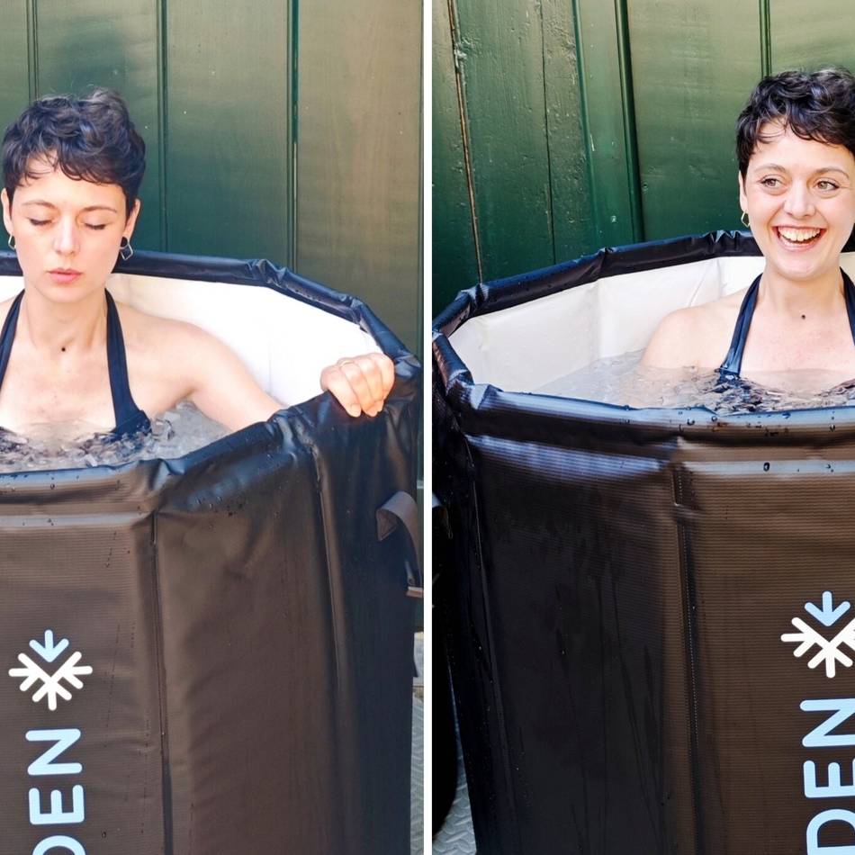 Wim-Hof-Workshop in Schwalmtal: Eintauchen in eine Tonne voller Eiswürfel – und entspannen
