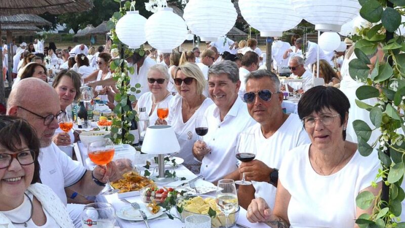 White-Dinner an der Xantener Südsee: Urlaubsgefühle in Weiß