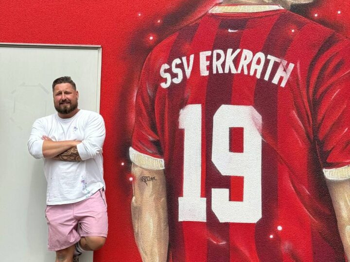 Toni-Turek-Stadion: „Peto Art“ verwandelt Garagen in Vereinskunstwerke
