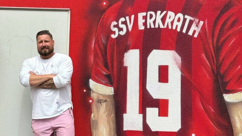 Toni-Turek-Stadion: „Peto Art“ verwandelt Garagen in Vereinskunstwerke