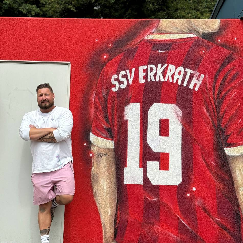 Toni-Turek-Stadion: „Peto Art“ verwandelt Garagen in Vereinskunstwerke