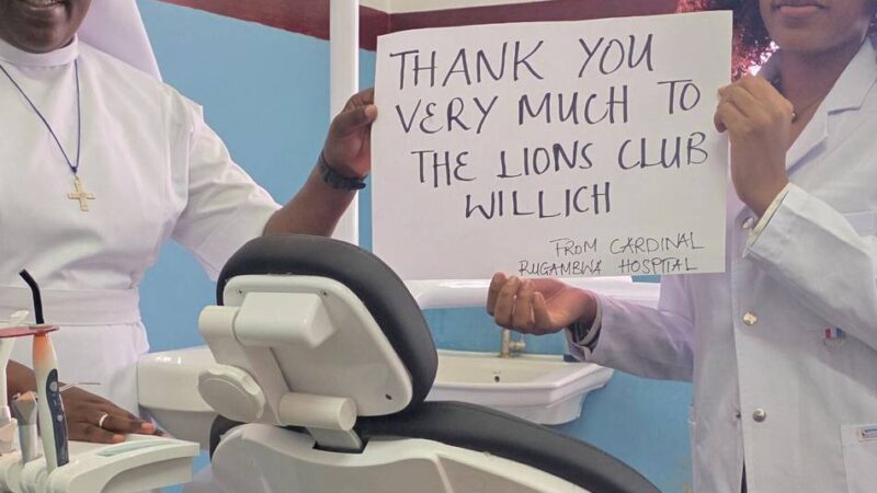 Besuch in Vorst: Willicher Lions spenden 13.500 Euro für Action Medeor