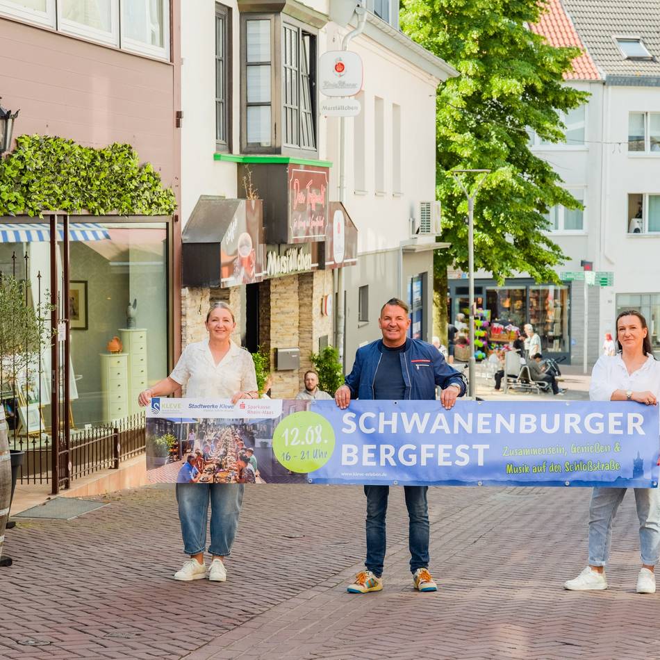 Die „längste Tafel“ der Stadt: So wird das erste Schwanenburger Bergfest in Kleve