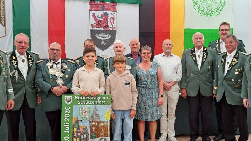 Hückeswagener Schützenfest 2026: Verdiente Schützen und junge Künstler im Festzelt geehrt