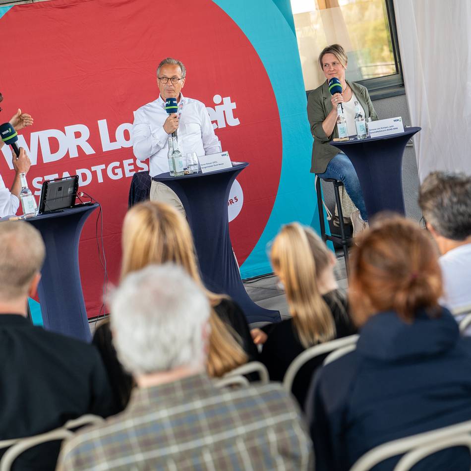 Hitzige Live-Debatte über die Landesgartenschau: Gewinn für Neuss oder Millionengrab?