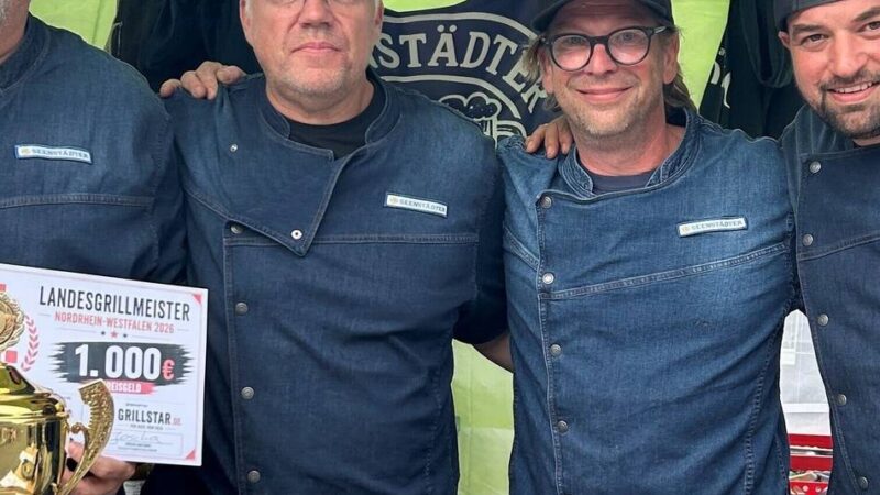 Bestes Fingerfood und beste Nachspeise: Grillteam aus Kaldenkirchen ist NRW-Meister