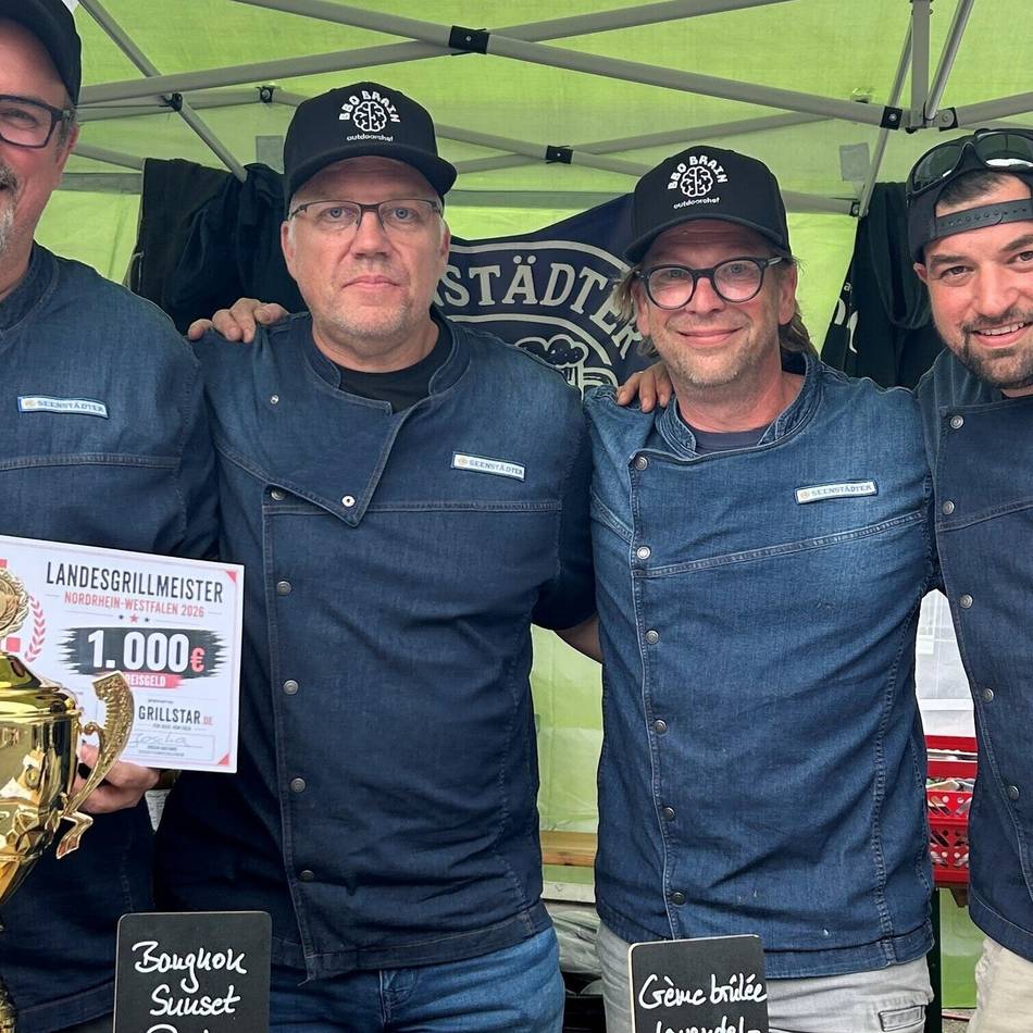 Bestes Fingerfood und beste Nachspeise: Grillteam aus Kaldenkirchen ist NRW-Meister