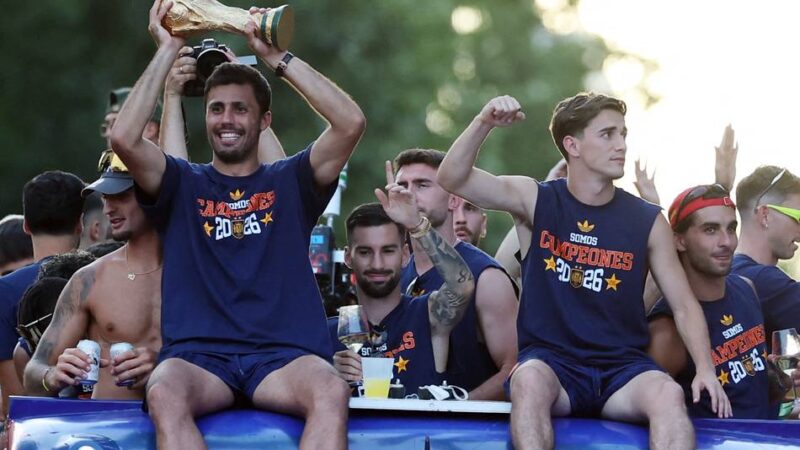 „Schwebe auf Wolke sieben“: Riesenparty für Spaniens Weltmeister in Madrid