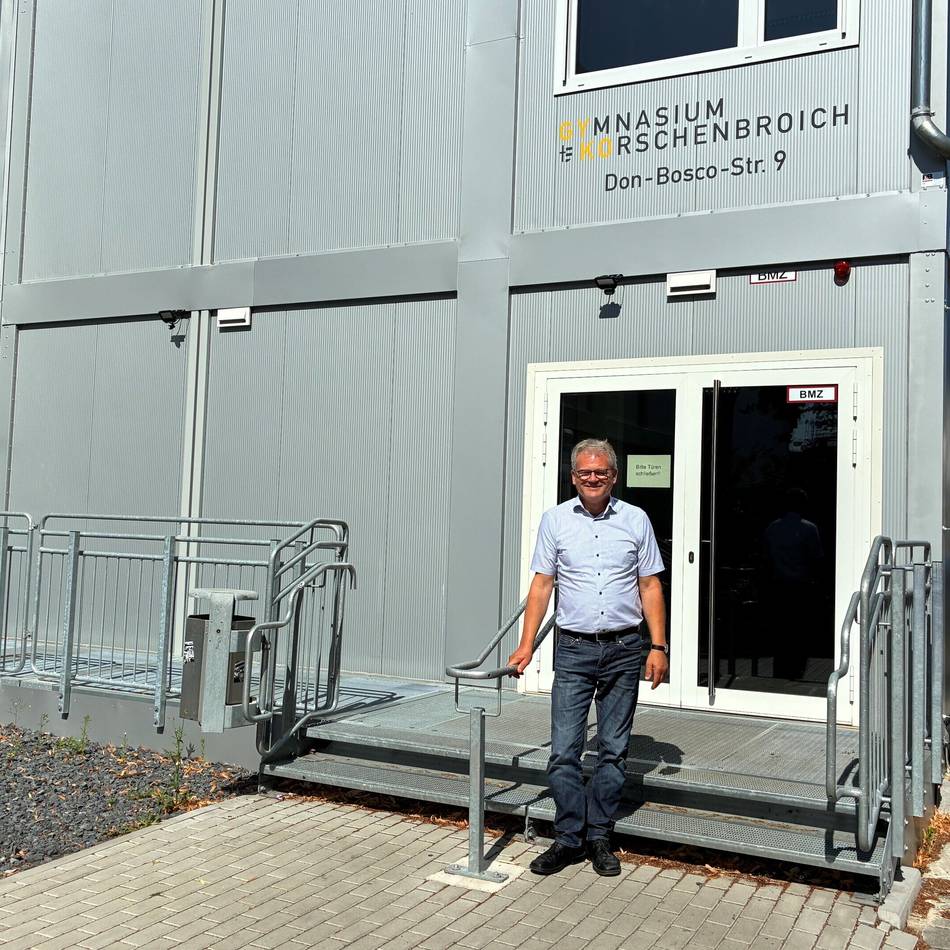 Gymnasium in Korschenbroich: So läuft der Unterricht in der Container-Anlage