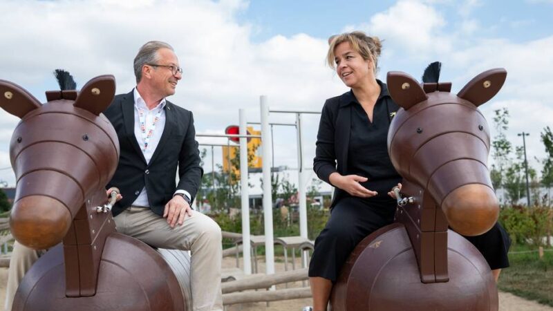 Landesgartenschau Neuss: Mona Neubaur bringt 1,2 Millionen für Römer-Tourismus