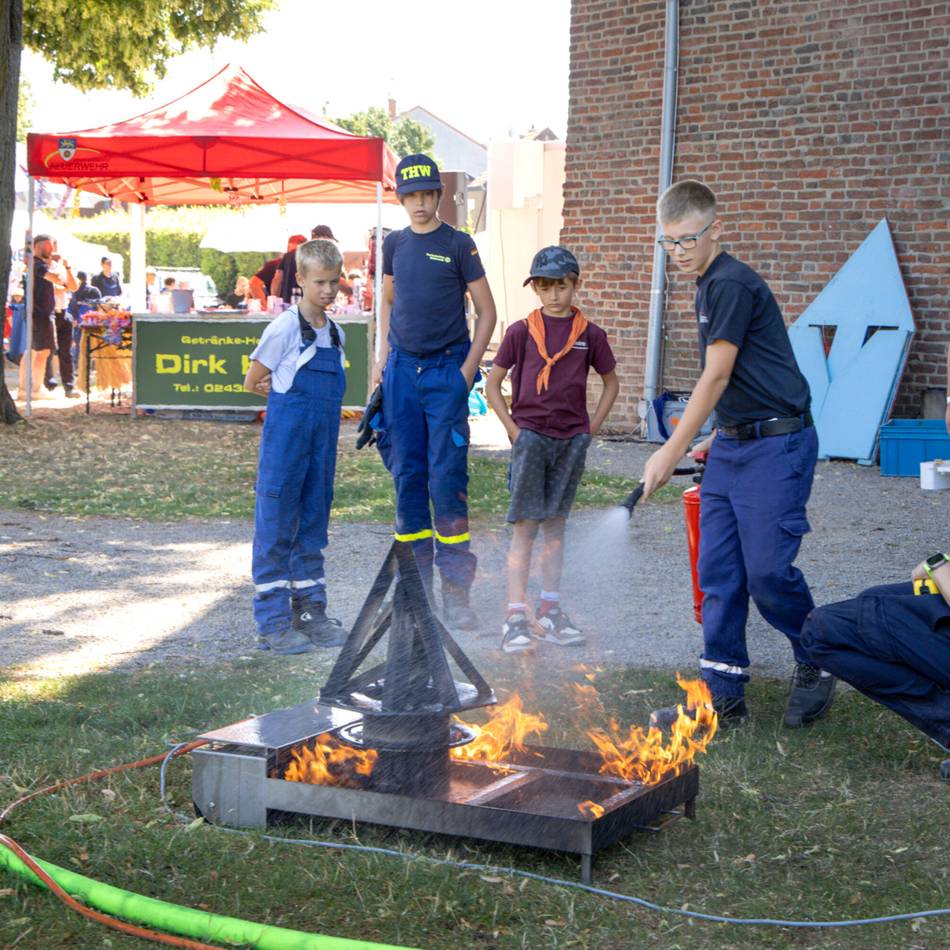 Feuerwehr der Stadt Erkelenz: Retter von morgen feiern 50 Jahre Jugendfeuerwehr