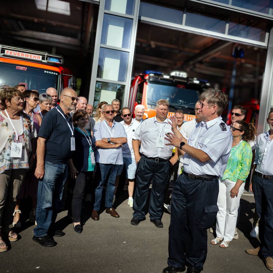 Industrieverein Langenfeld: Feuerwehr wirbt bei Unternehmern um Ehrenamtler