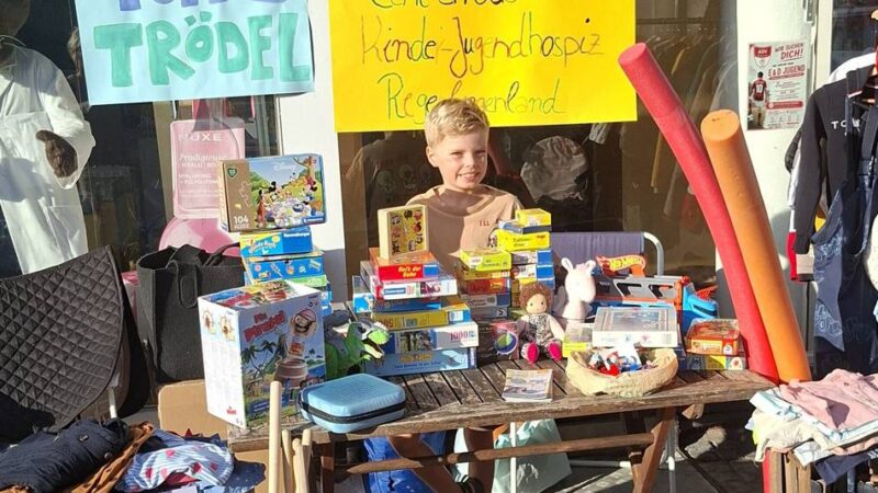 Kind aus Mettmann: Tom (7 Jahre) spendet selbst verdiente 350 Euro – „Das ist ein krasses Gefühl“