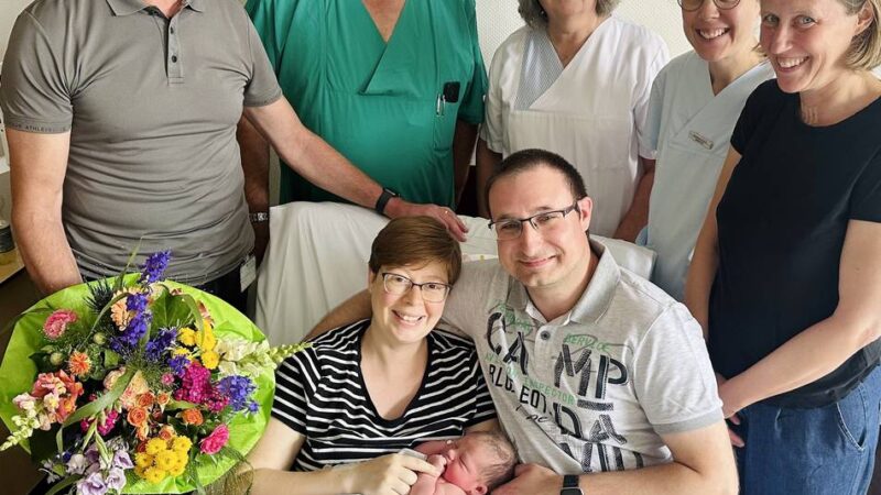 1000. Geburt im Lukaskrankenhaus: Emma Victoria ist ein Jubiläumsbaby