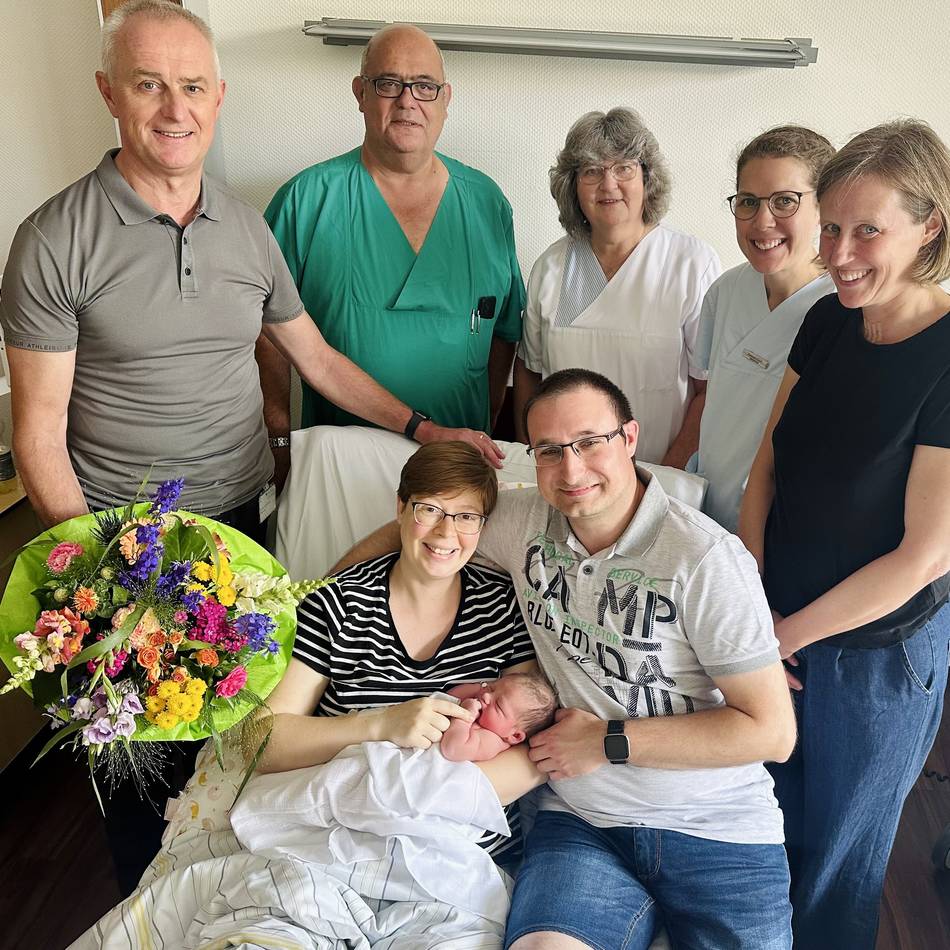 1000. Geburt im Lukaskrankenhaus: Emma Victoria ist ein Jubiläumsbaby