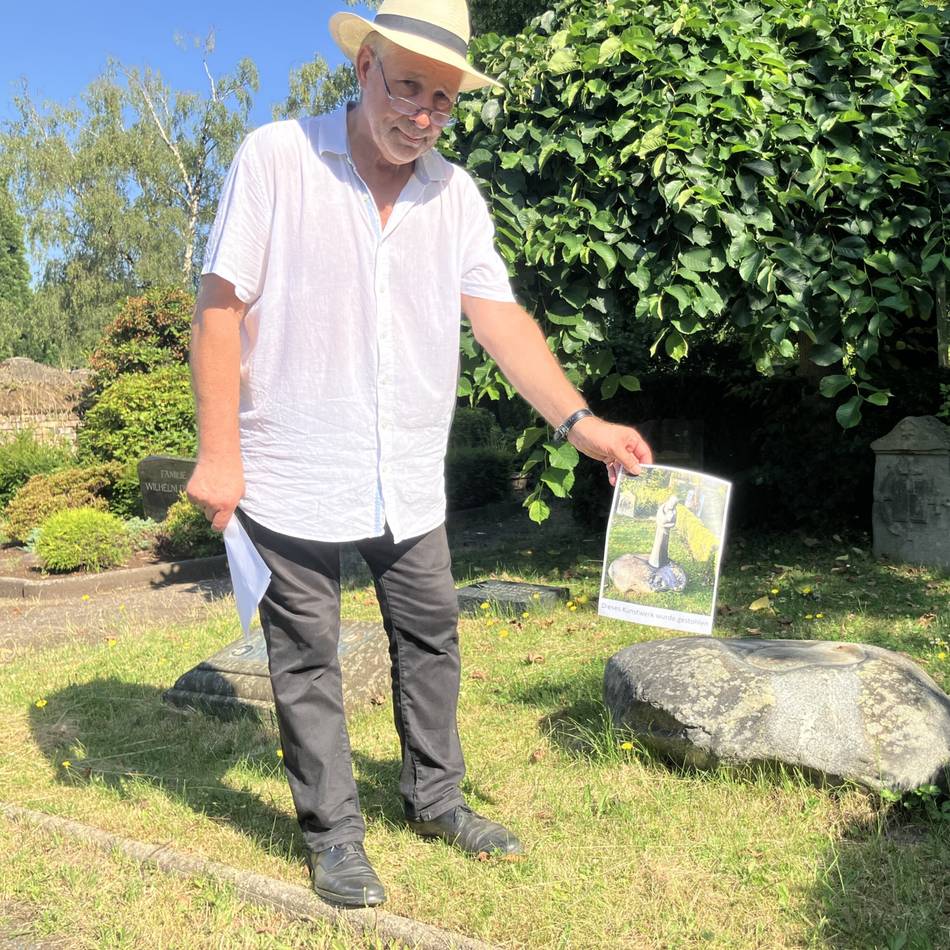 Diebstahl auf Mönchengladbacher Friedhof: „Am liebsten würde ich jeden Abend mit dem Knüppel hinterm Grabstein sitzen“