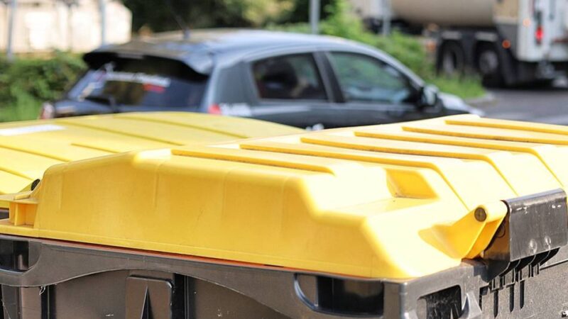 Müllabfuhr in Hilden: Gelbe Tonne: Müll nicht abgeholt – das ist der Grund
