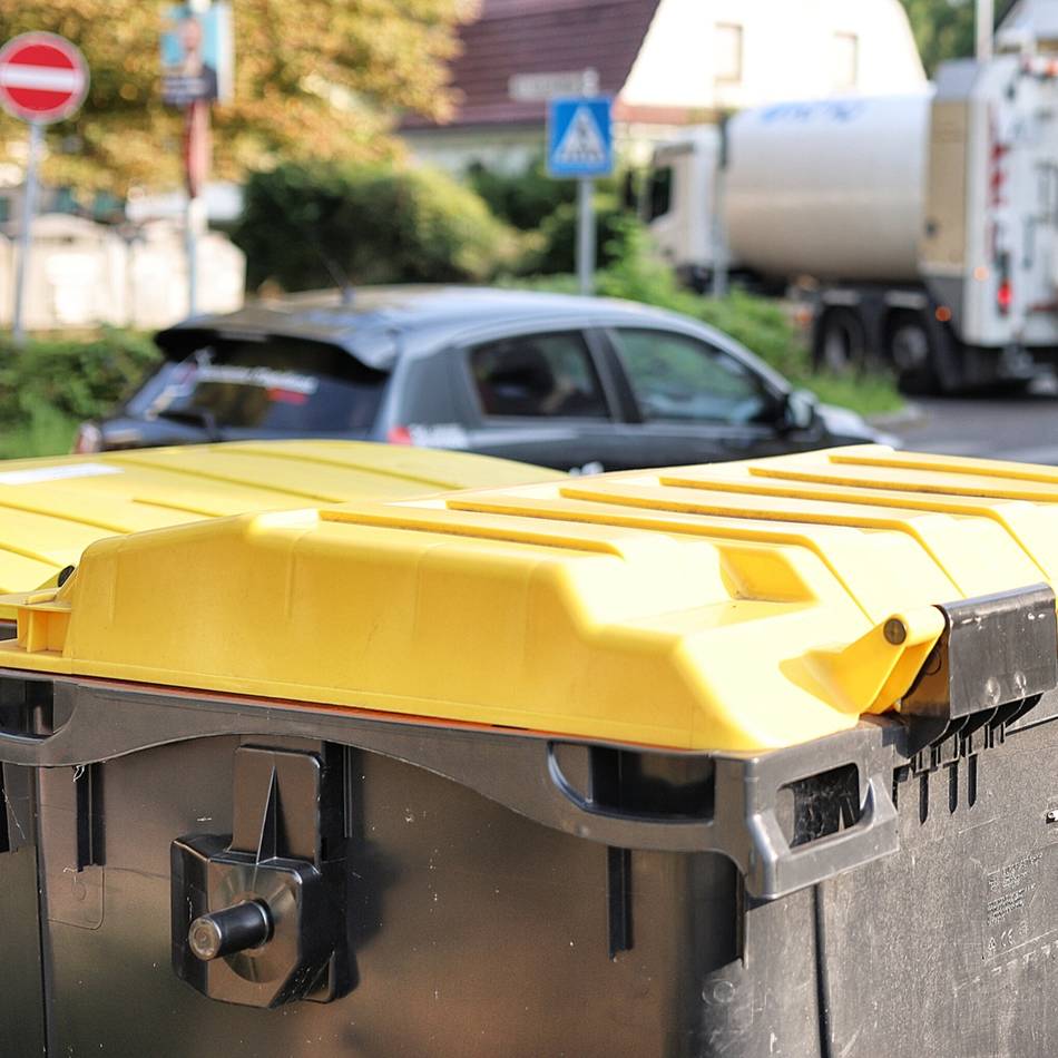 Müllabfuhr in Hilden: Gelbe Tonne: Müll nicht abgeholt – das ist der Grund