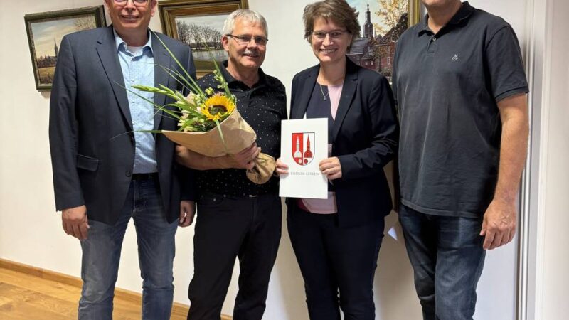 25 Jahre für die Gemeinde Kerken: Norbert Lemmen feiert Dienstjubiläum