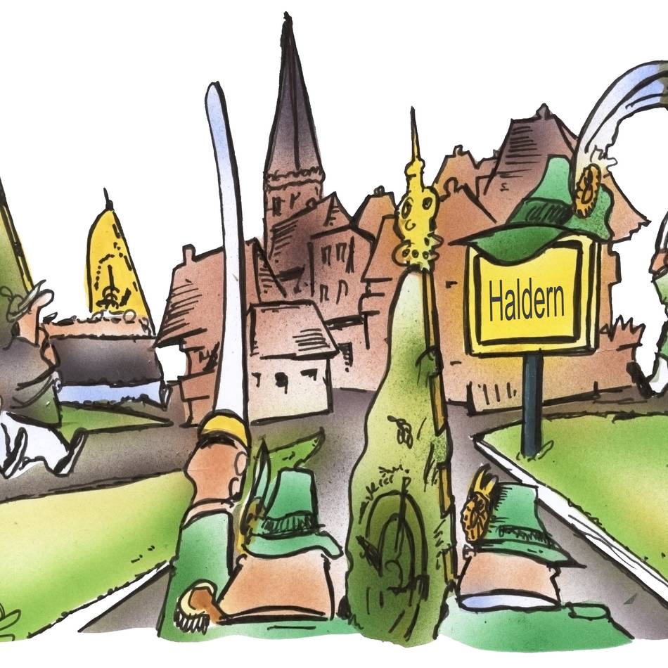 Diözesanjungschützentag in Haldern: Jungschützeninvasion in Haldern