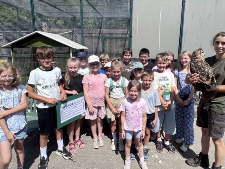 Hilfe für Fundtiere in Weeze: Marienschule unterstützt Wildtierauffangstation