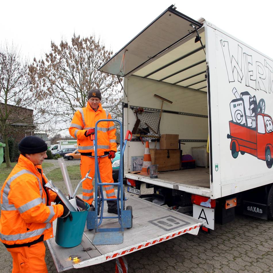 Stadtrat Rheinberg: Wertstoffmobil bleibt, aber ohne den Fullservice