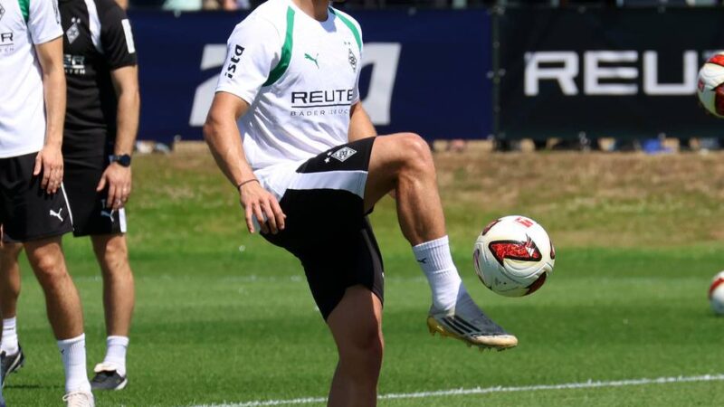 Viel Intensität am dritten Trainingstag: Leopold schildert seine Gladbach-Eindrücke nach 105-Minuten-Einheit