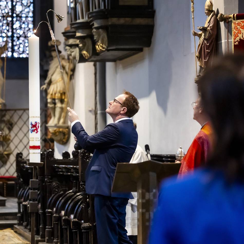 In der Basilika St. Lambertus: Düsseldorf feiert seinen Schutzpatron Apollinaris