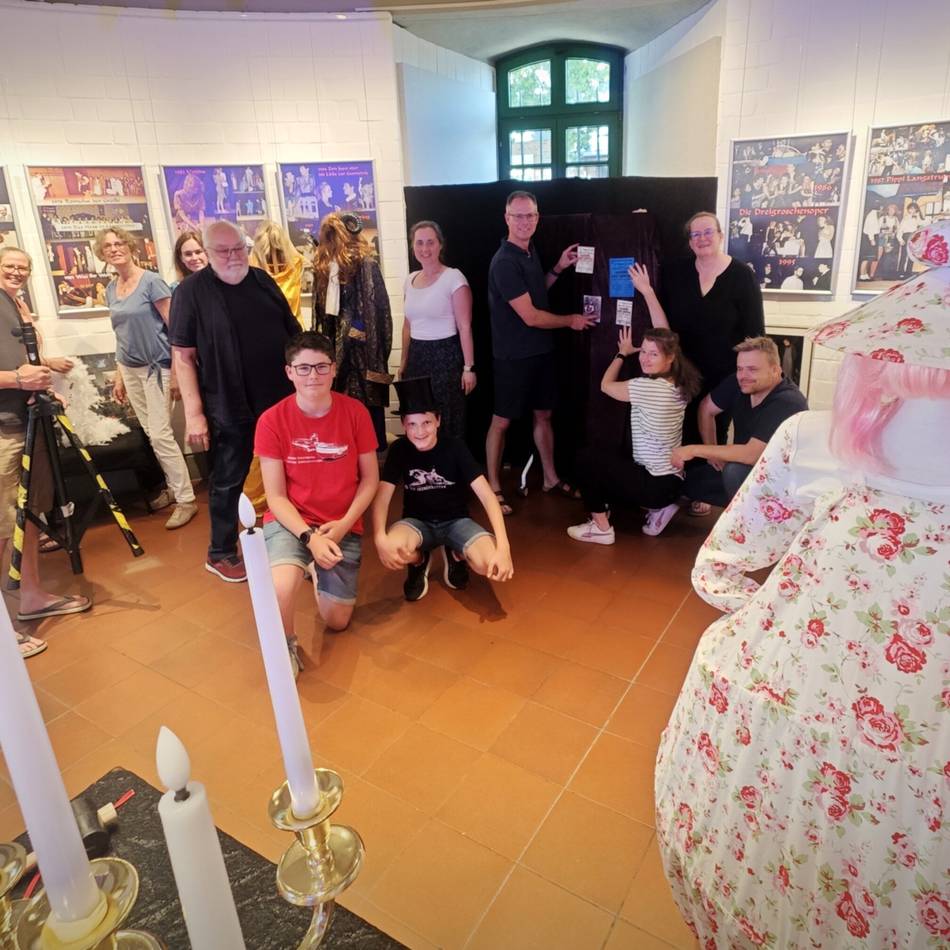 Theater-AG im Mühlenturm Amern: Ausstellung zeigt ein halbes Jahrhundert Bühnenliebe