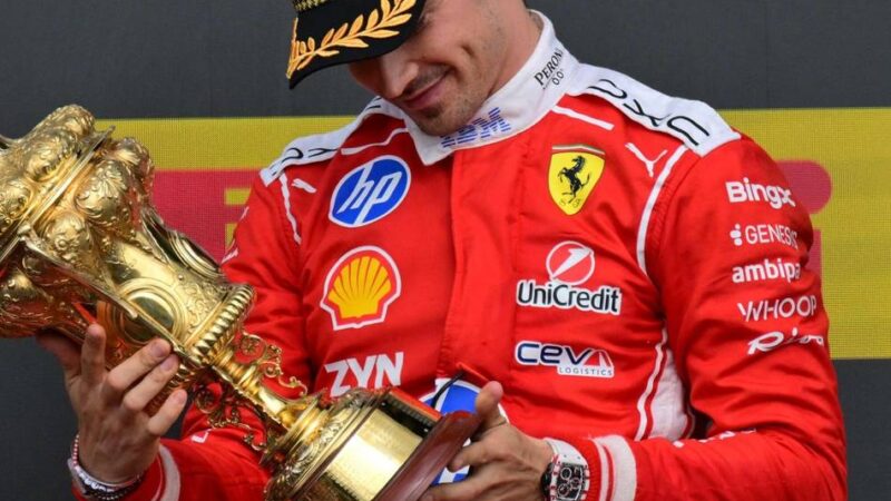 Zweimal Ferrari auf dem Podium: Leclerc triumphiert in Silverstone – Mega-Drama um Antonelli