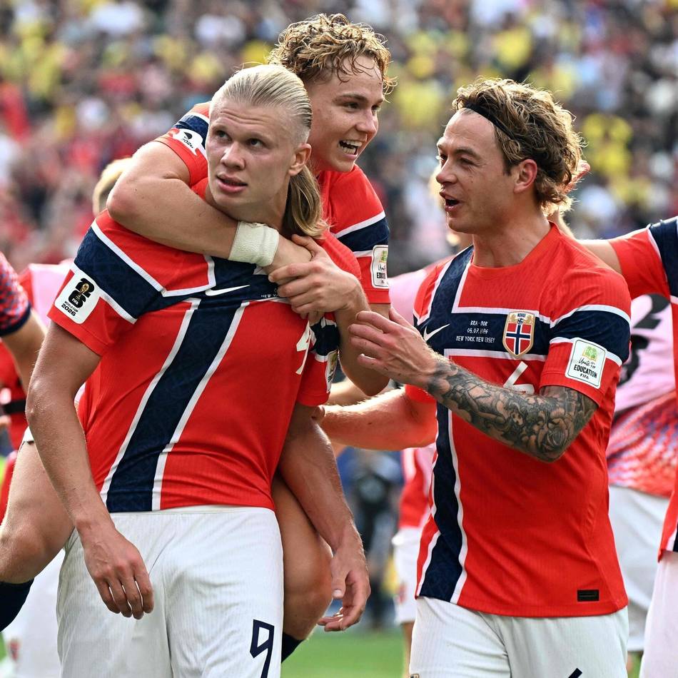 Neymars Elfmetertor kommt zu spät: Norwegen weiter furios – Haalands Doppelpack gegen Brasilien im Video