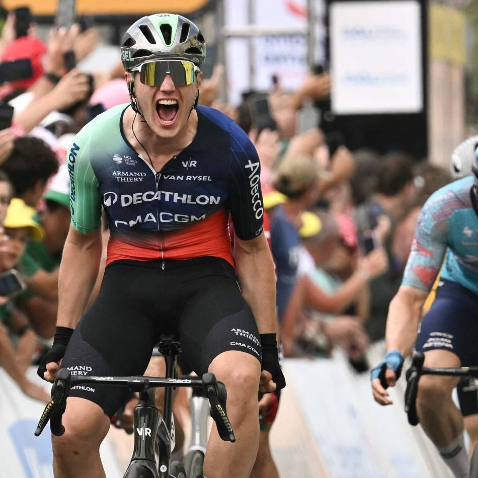 Fünfte Etappe der Tour: Kooij sprintet zum Sieg – Cottbuser Max Kanter Zweiter