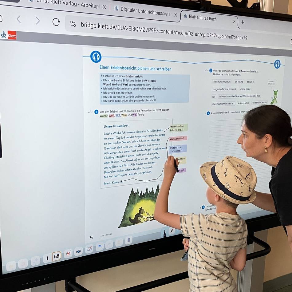 Neue digitale Tafeln in Nettetal: Die Kreidezeit in der Schule ist vorbei