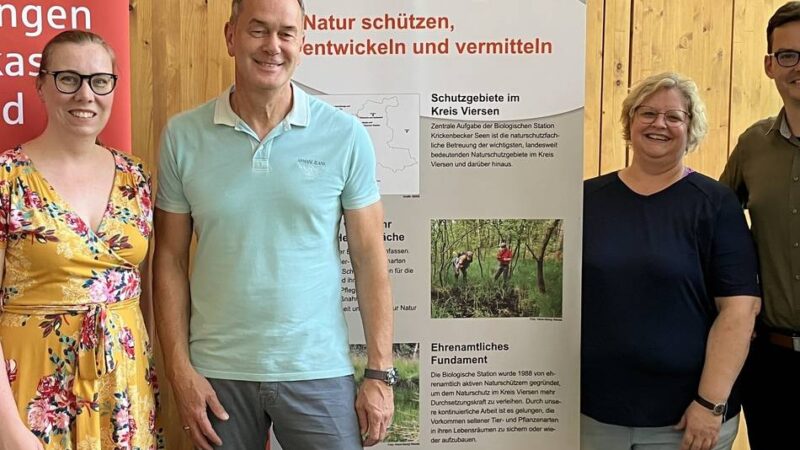 Biologische Station Krickenbecker Seen: 60.000 Euro für den Umbau des Foyers