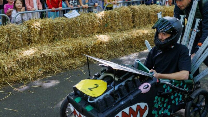 Seifenkistenrennen in Krefeld: Schwan, Tigerente und „Rollender Sarg“ gehen an den Start