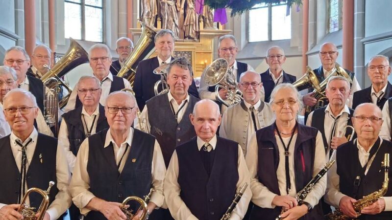 Seniorenblaskapelle Niederrhein: Konzertabend unter freiem Himmel im Solegarten