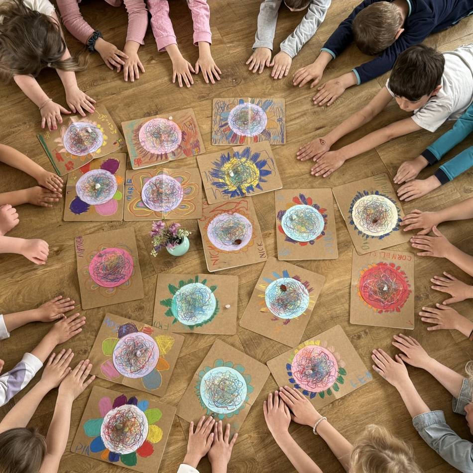 Kunstprojekt in Geldern : Arche-Noah-Kinder machen Kunst zum Gemeinschaftserlebnis