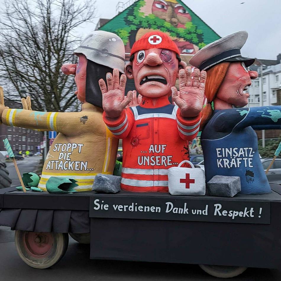 Düsseldorfer Künstler: Mottowagen von Jacques Tilly ist auf der Kirmes zu sehen – in Herne