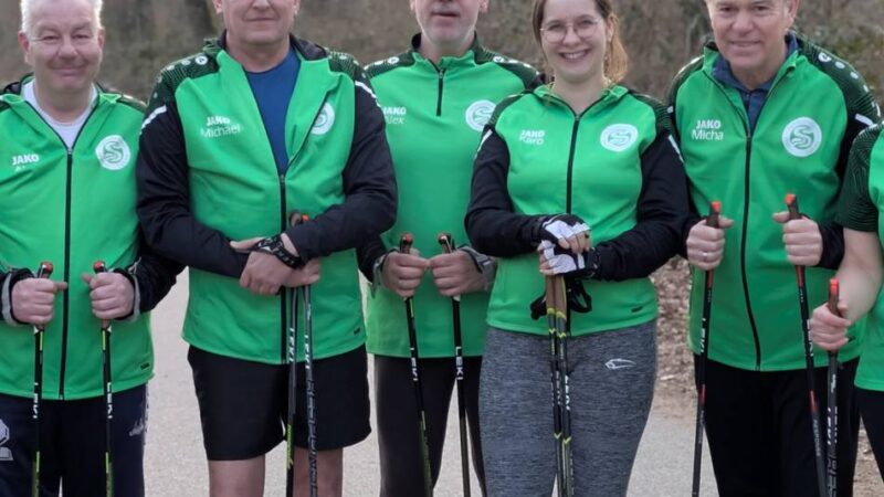 Serie „Mein Hobby“: Nordic Walking mit den Schwalmtaler Walkie Talkies