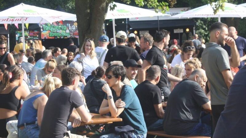 Casinogarten in Viersen gut besucht: So war das Street-Food-Festival 2026