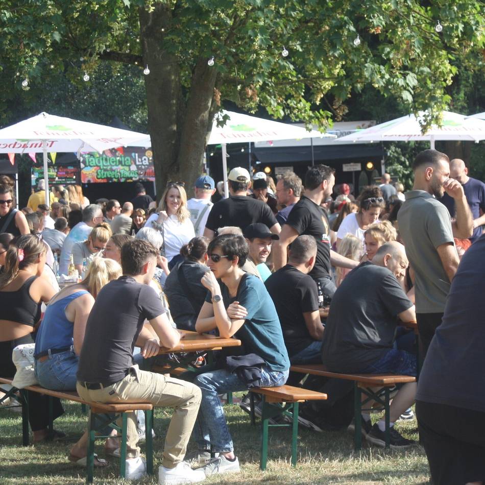 Casinogarten in Viersen gut besucht: So war das Street-Food-Festival 2026