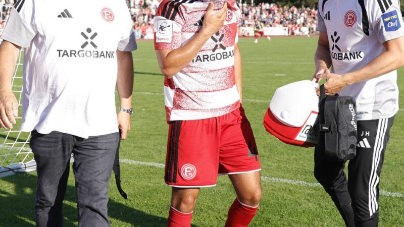 Sorgen um Anhari: Schleusener mit Dreierpack beim 12:1 – Fortuna gewinnt Testspiel in Benrath