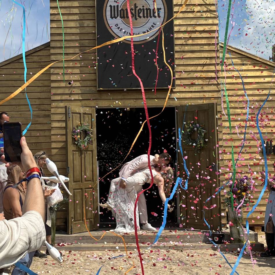 Das Festival-Hochzeitspaar: In Parookaville kennengelernt – in Parookaville geheiratet