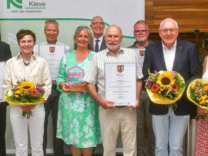 Ehrung für Ehrenamtliche: Das sind die Heimat-Preisträger 2026 im Kreis Kleve