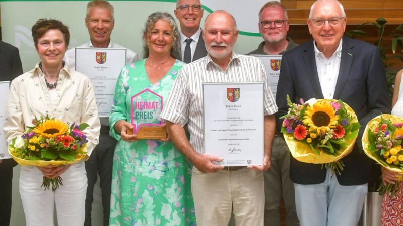 Ehrung für Ehrenamtliche: Das sind die Heimat-Preisträger 2026 im Kreis Kleve