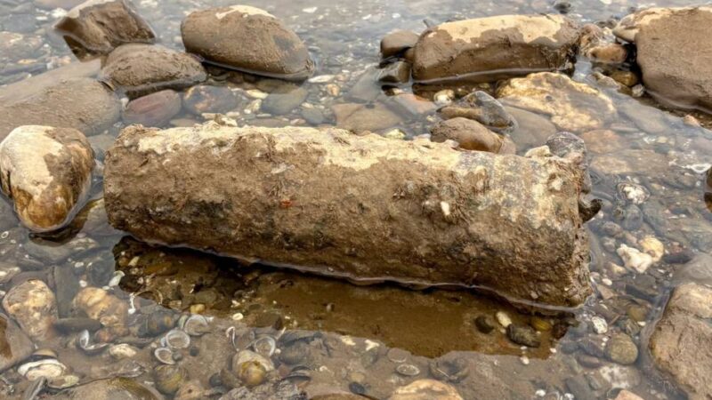 Am Düsseldorfer Rhein: Wehrmacht-Granate aus Zweitem Weltkrieg gefunden – „Ich hatte so eine Vorahnung“