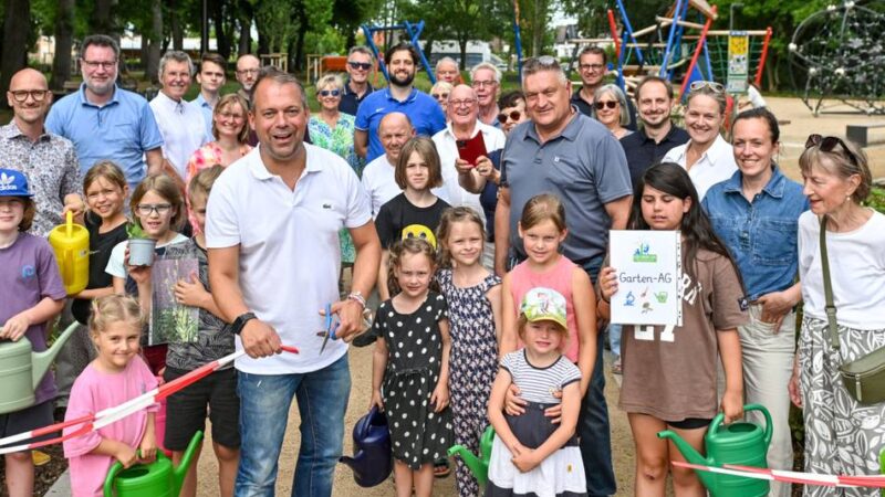 Kurt-Schumacher-Park in Schiefbahn: Park wird zum grünen Treffpunkt für alle