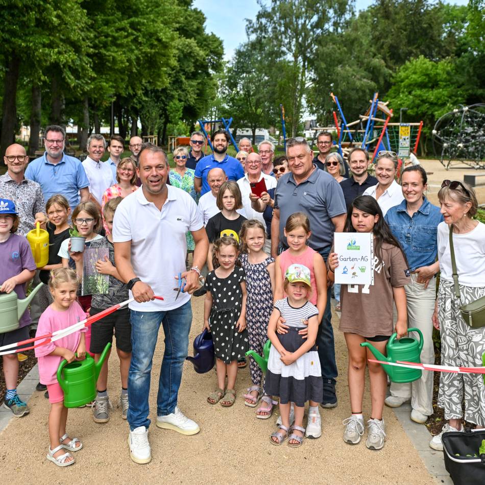 Kurt-Schumacher-Park in Schiefbahn: Park wird zum grünen Treffpunkt für alle