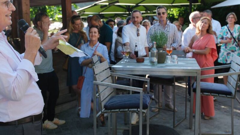 Sommerfest in der Auermühle : UVR-Chef: „Oh, wie schön ist Ratingen!“